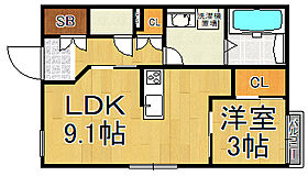 Grande東本町  ｜ 兵庫県尼崎市東本町3丁目（賃貸アパート1LDK・1階・34.26㎡） その2