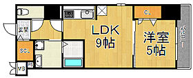 兵庫県西宮市深津町（賃貸マンション1LDK・6階・39.63㎡） その2