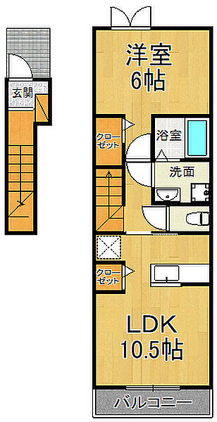 同じ建物の物件間取り写真 - ID:228048008345