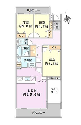■3階建て2階...
