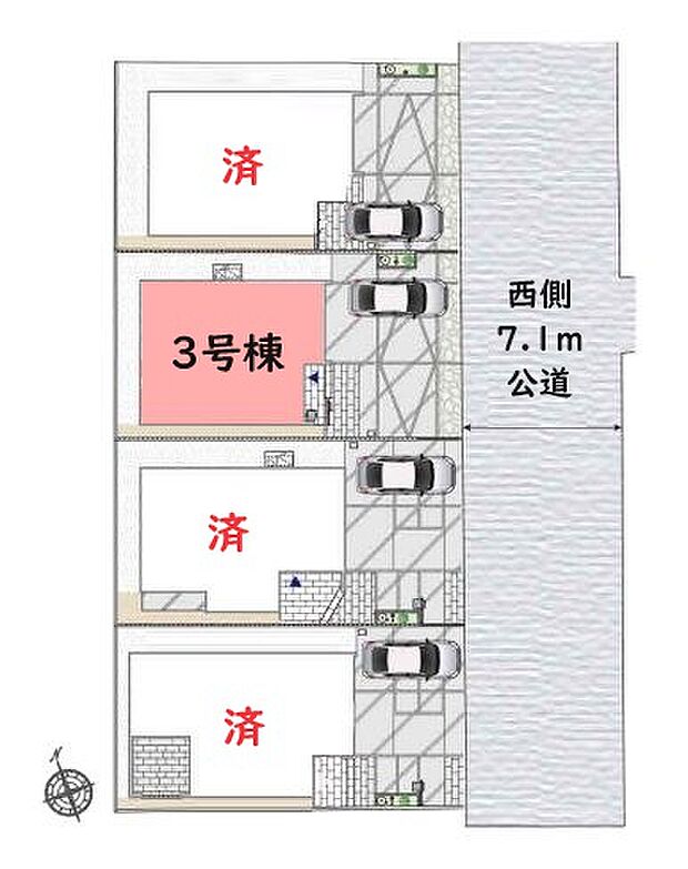 ■土地面積：132．99平米（40．22坪）カースペース1台分