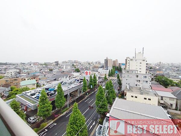 ■8階につき空が近く開放感ある眺望