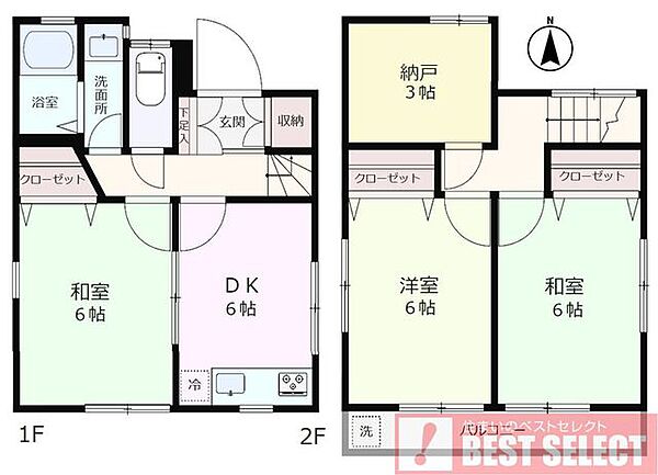 ■建物面積：60．81平米の3SＤＫ中古戸建！
