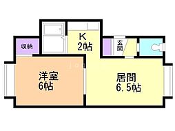 間取図画像 1LDK
