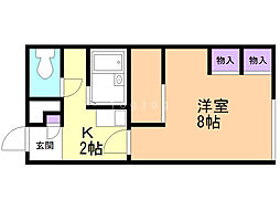 レオパレス拓北公園前 2階
