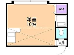 シティハイツ27 ワンルームの間取図画像
