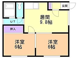 北星ハイツ 2階