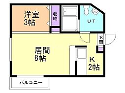 間取図画像 1LDK