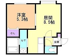 間取図画像 1LDK