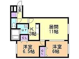 モンレーヴ北27 2階