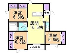 物件の間取り