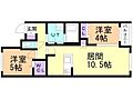 URBANFLATS北24条3階10.8万円