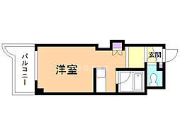 ノースシティ32 1Kの間取図画像