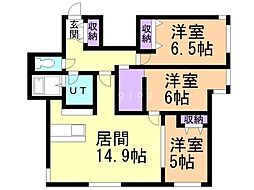 間取図画像 3LDK