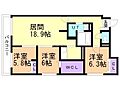 ZABOHILLSMINAMI16JO4階15.8万円