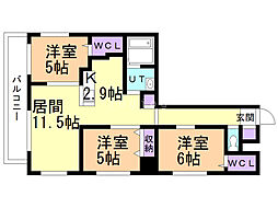 間取図画像 3LDK