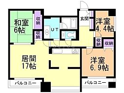 ヴィルヌーブ円山 8階