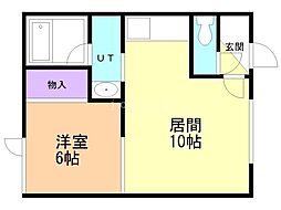 間取図画像 1LDK