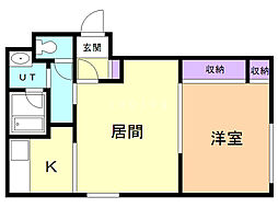 間取図画像 1LDK