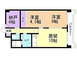 間取図画像 2SLDK