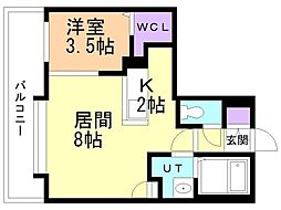 間取図画像 1LDK