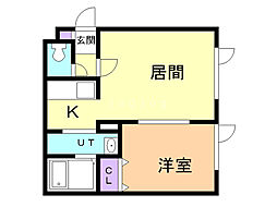 間取図画像 1DK