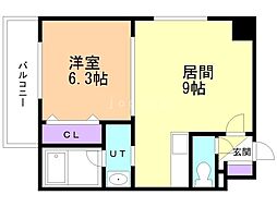 間取図画像 1LDK