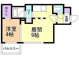 クラウドロア宮の森 4階/405