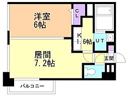 間取図画像 1LDK