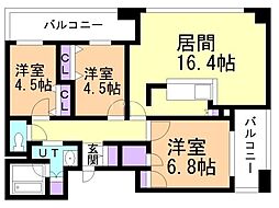 間取図画像 3LDK