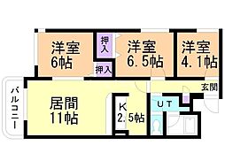 間取図画像 3LDK