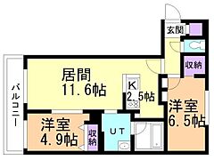 物件の間取り