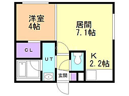 間取図画像 1LDK