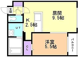 間取図画像 1LDK