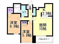 物件の間取り