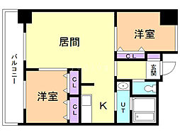 patioS7 2LDKの間取図画像
