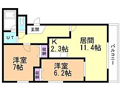 物件の間取り