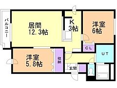 物件の間取り