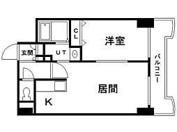 ティアラN5 1LDKの間取図画像