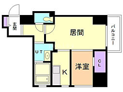 レガロ札幌ステーション 1LDKの間取図画像