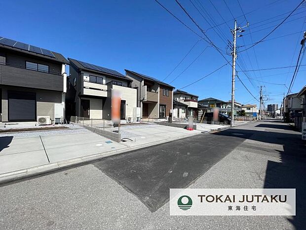 南側約6.1M幅員の公道。車の出し入れもスムーズに行えますね＾＾