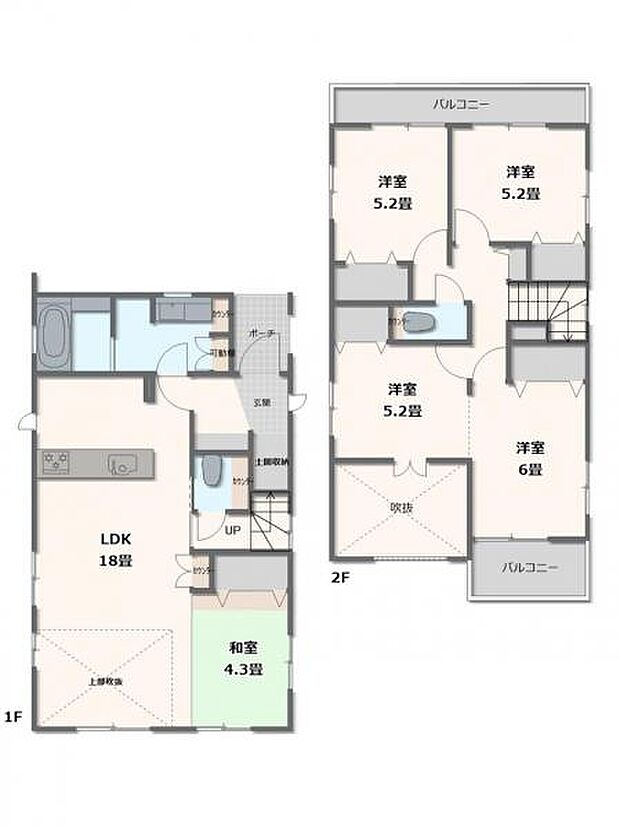 1号棟・3LDK～4LDK+タタミコーナー