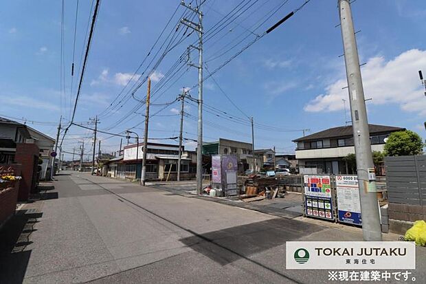 南側約7.52M幅員の公道。車の出し入れもスムーズに行えますね＾＾