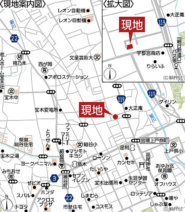 現地案内図
