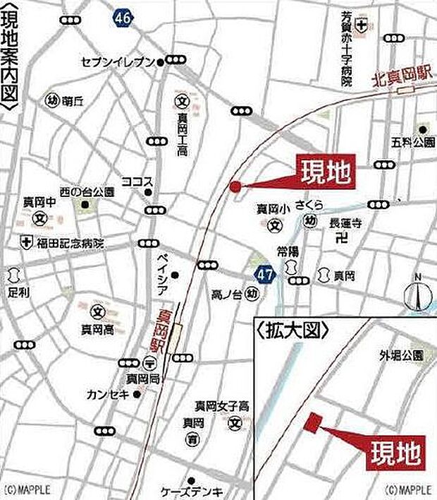現地案内図