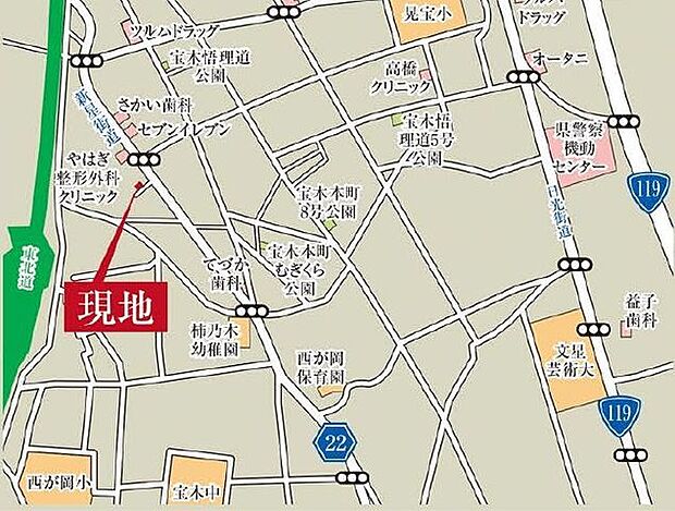 現地案内図