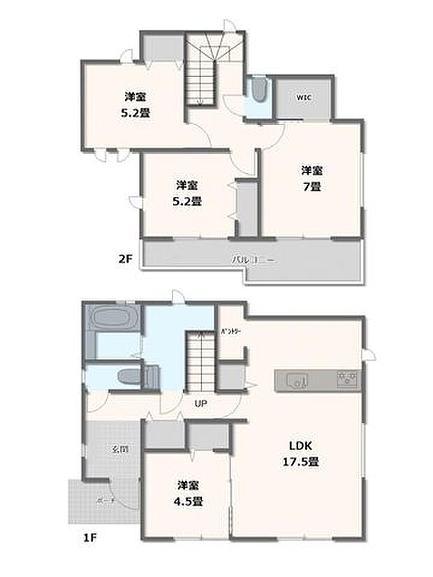 A号棟・4LDK+WIC+パントリー