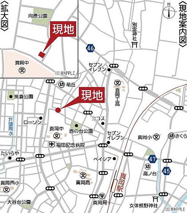 現地案内図