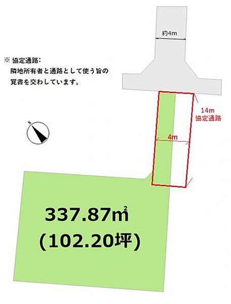 337.87平米の土地！