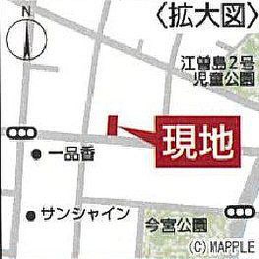 現地案内図・拡大